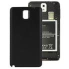 For Galaxy Note III / N9000 Plastic  Battery Cover (Black) - 1