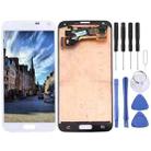 Original LCD Screen and Digitizer Full Assembly for Galaxy S5 / G9006V / G900F / G900A / G900I / G900M / G900V(White) - 1