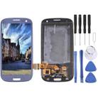 Original Super AMOLED LCD Screen for Galaxy SIII / i9300 with Digitizer Full Assembly (Dark Blue) - 1