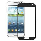 For Galaxy Premier / i9260 High Quality Front Screen Outer Glass Lens (Black) - 1