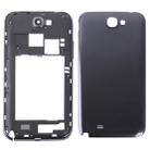 For Samsung Galaxy Note II / N7100 Original Battery Back Cover (Black) - 1