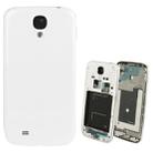 For Samsung Galaxy S IV / i9500 Original Middle Frame Bezel with Back Cover (White) - 1