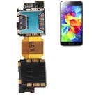 For Galaxy S5 / G900 High Quality SIM Card Socket Flex Cable - 1