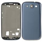 For Galaxy SIII LTE / i9305 Full Housing Faceplate Cover  (Blue) - 1