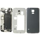 For Galaxy S5 / G9008V Full Housing Faceplate Cover  (Black) - 1