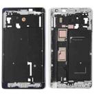 For Galaxy Note Edge / N915 Front Housing LCD Frame Bezel Plate  (White) - 1