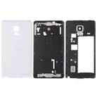 For Galaxy Note Edge / N915 Full Housing Cover (Front Housing LCD Frame Bezel Plate + Middle Frame Bezel + Battery Back Cover ) (White) - 1