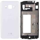 For Galaxy A3 / A300 Full Housing Cover (Front Housing LCD Frame Bezel Plate + Rear Housing ) (White) - 1