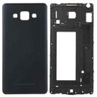 For Galaxy A5 / A500 Full Housing Cover (Front Housing LCD Frame Bezel Plate + Rear Housing ) (Black) - 1