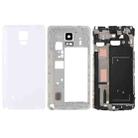 For Galaxy Note 4 / N910F Full Housing Cover (Front Housing LCD Frame Bezel Plate + Middle Frame Bezel Back Plate Housing Camera Lens Panel + Battery Back Cover ) (White) - 1