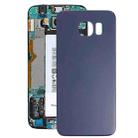 For Galaxy S6 / G920F Battery Back Cover (Dark Blue) - 1