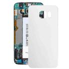 For Galaxy S6 / G920F Battery Back Cover (White) - 1