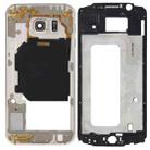 For Galaxy S6 / G920F Full Housing Cover (Front Housing LCD Frame Bezel Plate + Back Plate Housing Camera Lens Panel ) (Gold) - 1