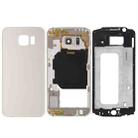 For Galaxy S6 / G920F Full Housing Cover (Front Housing LCD Frame Bezel Plate + Back Plate Housing Camera Lens Panel + Battery Back Cover ) (Gold) - 1