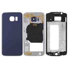 For Galaxy S6 / G920F Full Housing Cover (Front Housing LCD Frame Bezel Plate + Back Plate Housing Camera Lens Panel + Battery Back Cover ) (Blue) - 1