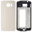 For Galaxy S6 / G920F Full Housing Cover (Front Housing LCD Frame Bezel Plate + Battery Back Cover ) (Gold) - 1