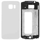 For Galaxy S6 / G920F Full Housing Cover (Front Housing LCD Frame Bezel Plate + Battery Back Cover ) (White) - 1