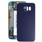 For Galaxy S6 Edge / G925 Battery Back Cover (Blue) - 1