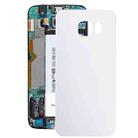 For Galaxy S6 Edge / G925 Battery Back Cover (White) - 1