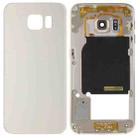 For Galaxy S6 Edge / G925 Full Housing Cover (Back Plate Housing Camera Lens Panel + Battery Back Cover ) (Gold) - 1