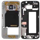 For Galaxy S6 Edge / G925 Full Housing Cover (Front Housing LCD Frame Bezel Plate + Back Plate Housing Camera Lens Panel ) (Grey) - 1