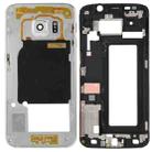 For Galaxy S6 Edge / G925 Full Housing Cover (Front Housing LCD Frame Bezel Plate + Back Plate Housing Camera Lens Panel ) (Silver) - 1