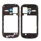 For Galaxy SIII mini / i8190 Middle Frame Bezel Back Plate Housing Camera Lens Panel  (Black) - 1