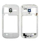 For Galaxy SIII mini / i8190 Middle Frame Bezel Back Plate Housing Camera Lens Panel  (White) - 1