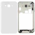 For Galaxy J7 Full Housing Cover (Middle Frame Bezel + Battery Back Cover) (White) - 1