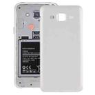For Galaxy J5(2015) / J500 Battery Back Cover (White) - 1