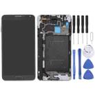 Original LCD Display + Touch Panel with Frame for Galaxy Note III / N900(Black) - 1