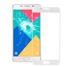 For Galaxy A7 (2016) / A710 Front Screen Outer Glass Lens (White) - 1