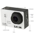 SJCAM SJ5000 Novatek Full HD 1080P 2.0 inch LCD Screen Sports Camcorder Camera with Waterproof Case, 14.0 Mega CMOS Sensor, 30m Waterproof(White) - 12