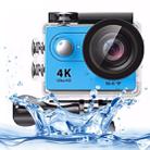 H9 4K Ultra HD1080P 12MP 2 inch LCD Screen WiFi Sports Camera, 170 Degrees Wide Angle Lens, 30m Waterproof(Blue) - 1