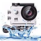 H9 4K Ultra HD1080P 12MP 2 inch LCD Screen WiFi Sports Camera, 170 Degrees Wide Angle Lens, 30m Waterproof(White) - 1