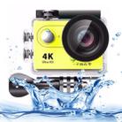 H9 4K Ultra HD1080P 12MP 2 inch LCD Screen WiFi Sports Camera, 170 Degrees Wide Angle Lens, 30m Waterproof(Yellow) - 1