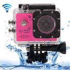 SJ7000 Full HD 1080P 2.0 inch LCD Screen Novatek 96655 WiFi Sports Camcorder Camera with Waterproof Case, 170 Degrees HD Wide-angle Lens, 30m Waterproof(Magenta) - 1