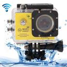 SJ7000 Full HD 1080P 2.0 inch LCD Screen Novatek 96655 WiFi Sports Camcorder Camera with Waterproof Case, 170 Degrees HD Wide-angle Lens, 30m Waterproof(Yellow) - 1