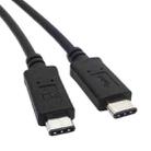 1m USB 3.1 Type C Male Connector to Male Extension Data Cable, For Tablet & Mobile Phone & Hard Disk Drive(Black) - 1