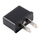 US & EU & AU Plug to US Plug AC Wall Universal Travel Power Socket Plug Adaptor(Black) - 1