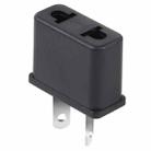 High Quality US Plug to AU Plug AC Wall Universal Travel Power Socket Plug Adaptor(Black) - 1