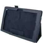Litchi Texture Leather Case with Holder for Sony Xperia Tablet Z / 10.1(Dark Blue) - 5