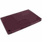 Litchi Texture Leather Case with Holder for Sony Xperia Tablet Z / 10.1(Purple) - 4
