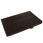 Litchi Texture Leather Case with Holder for Sony Xperia Tablet Z / 10.1(Brown) - 3