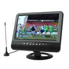 NS701 7.5 inch TFT LCD Color Analog TV with Wide View Angle, Support SD/MMC Card, USB Flash Disk(Black) - 1
