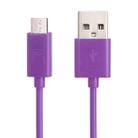 20 PCS 1m Micro USB Port USB Data Cable(Purple) - 1