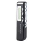 4GB Digital Voice Recorder Dictaphone MP3 Player, Support Telephone Recording, VOX Function(Black)(Black) - 1