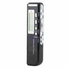 8GB Digital Voice Recorder Dictaphone MP3 Player, Support Telephone recording, VOX function, Power supply: 2 x AAA battery(Black)(Black) - 1