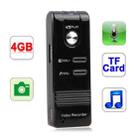 Digital Voice Recorder MP3 Player with 4GB Memory, Support Camera, TF Card, Built in rechargeable Lithium-ion battery (156) - 1