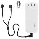 WR-16 Mini Professional 8GB Digital Voice Recorder with Belt Clip, Support WAV Recording Format(White) - 1